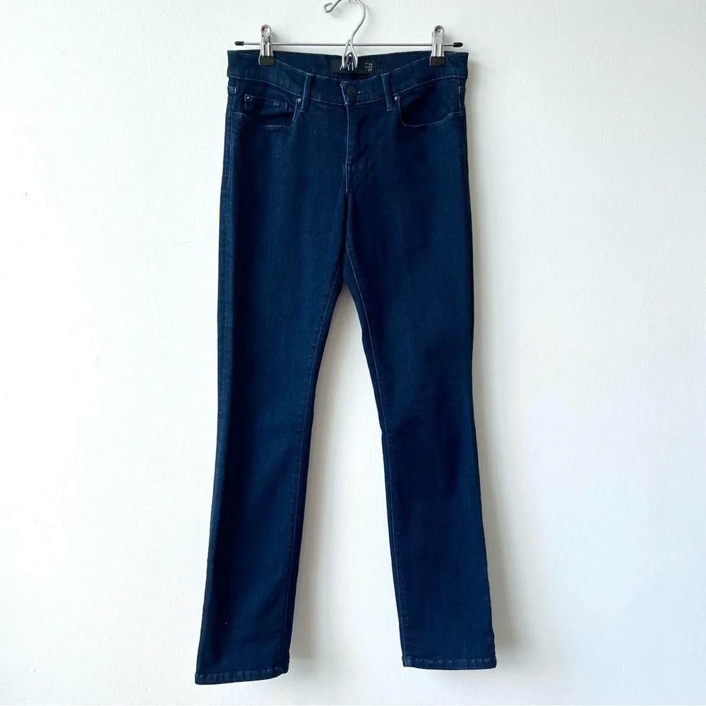 AYR Mid Rise Skinny Blue Jeans Dark Wash